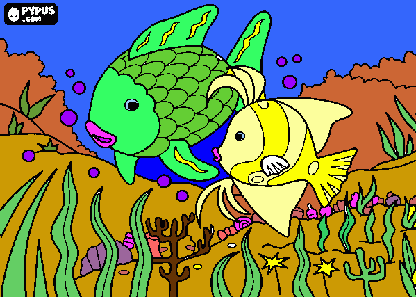 Omalovánka rybičky