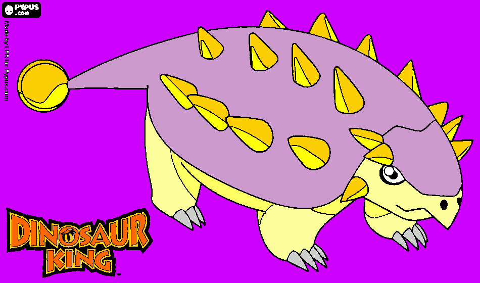 Omalovánka Saichania Tenk