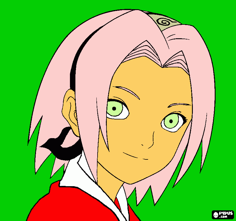 Omalovánka Sakura Haruno
