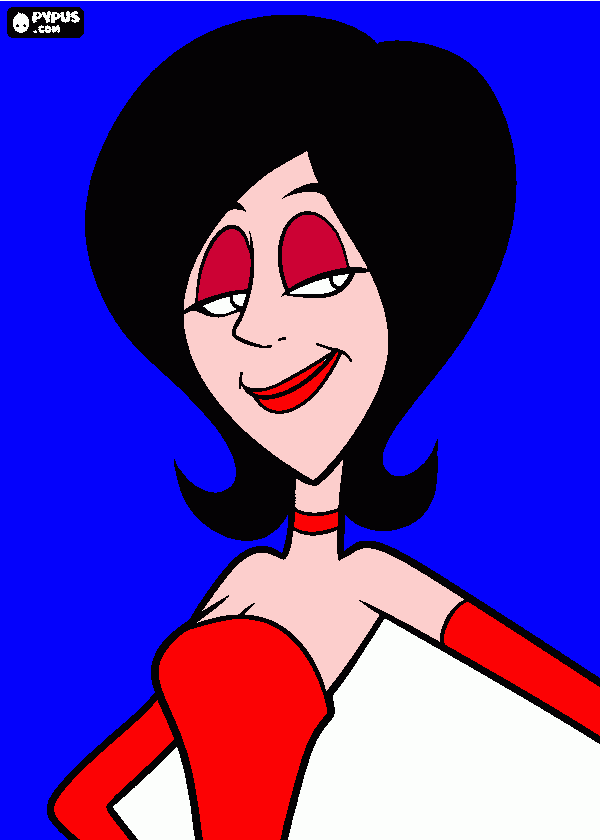 Omalovánka scarlet odkráglová