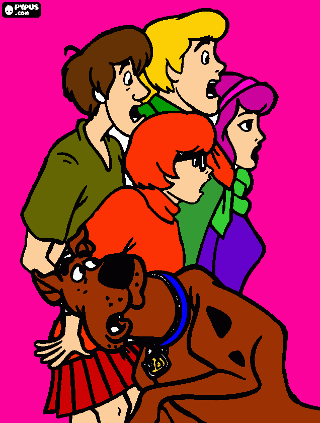 Omalovánka Scooby 2