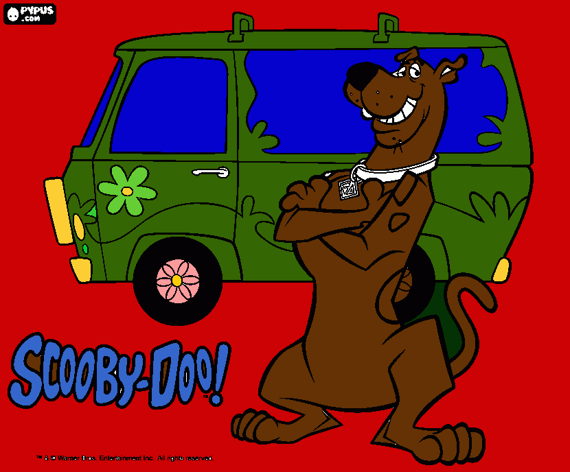 Omalovánka scooby 3