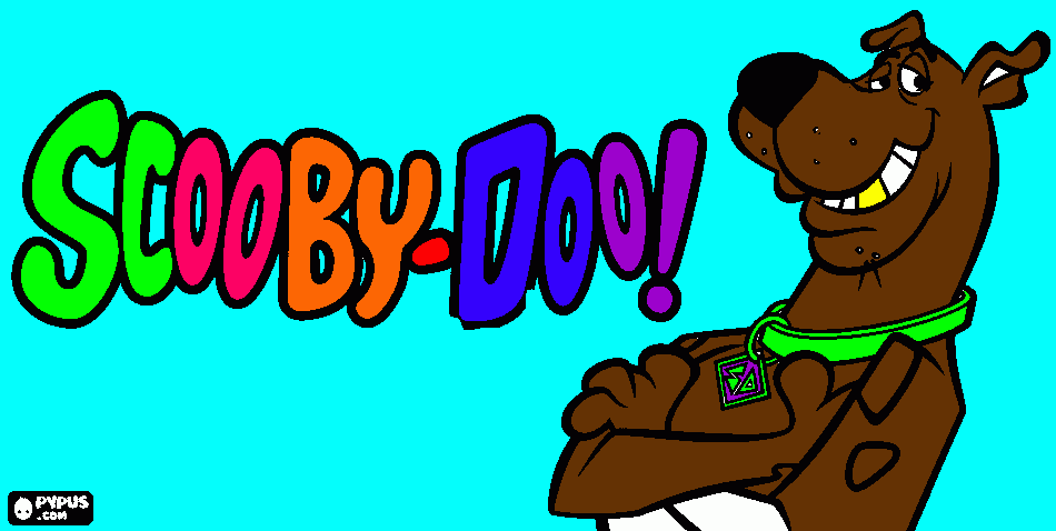Omalovánka scooby doo!