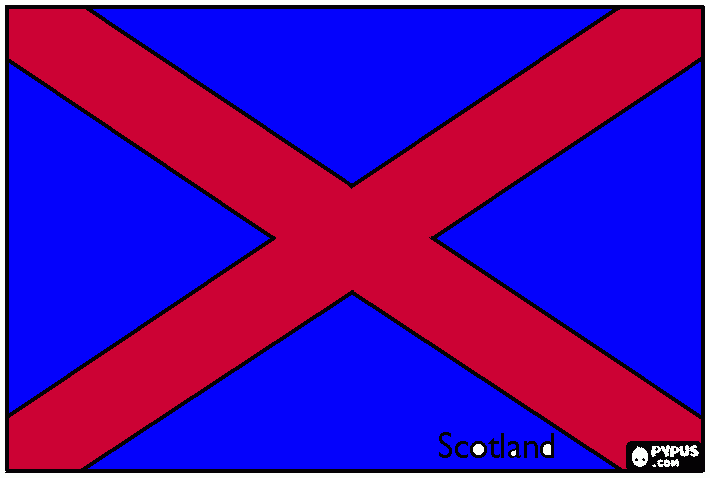 Omalovánka scotland