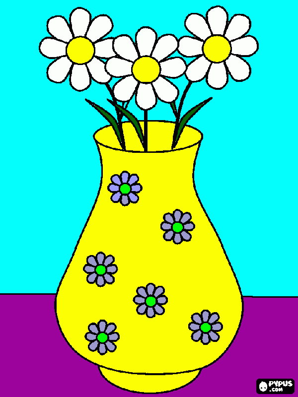 Omalovánka sedmikrásky