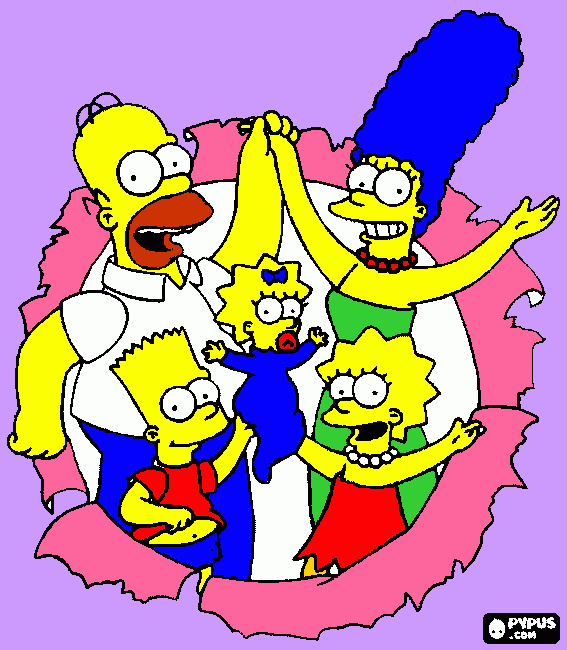 Omalovánka simpsnovi