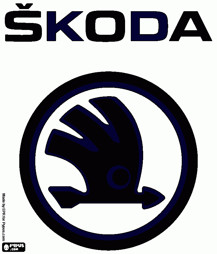 Omalovánka skoda