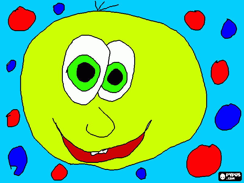 Omalovánka smajlik 1