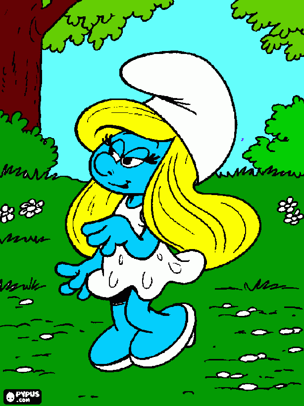 Omalovánka smurf