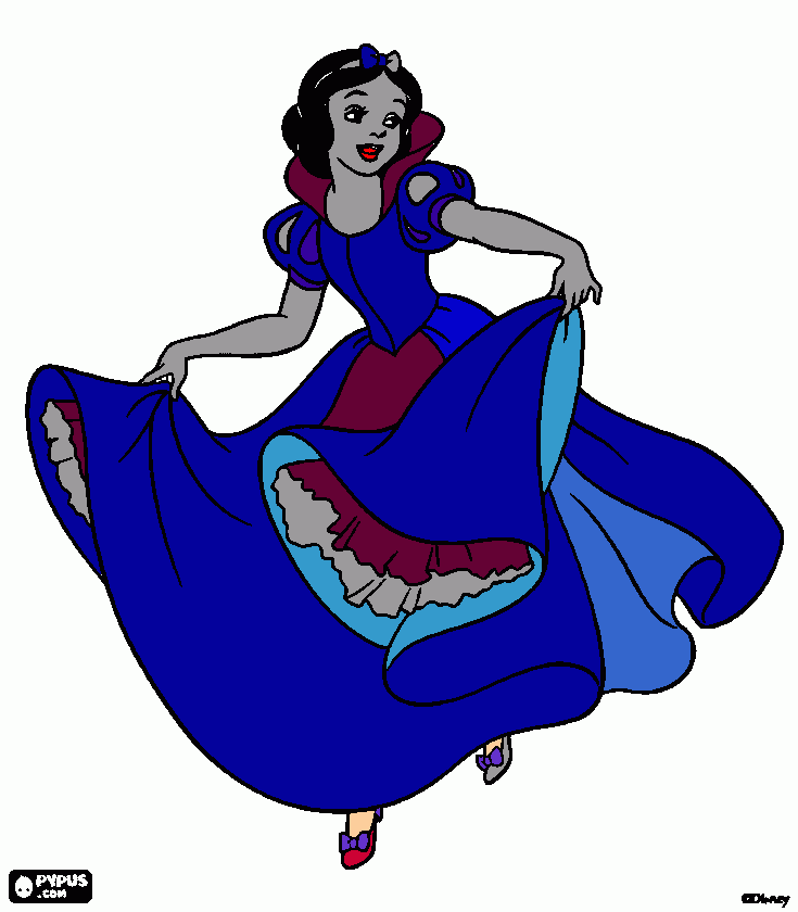 Omalovánka snehurda