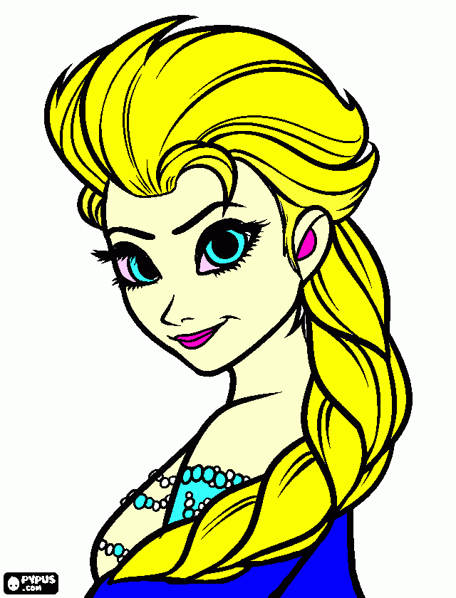 Omalovánka sněhová královna