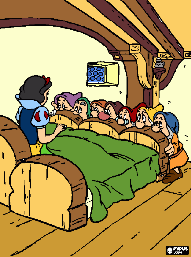 Omalovánka sněhurka