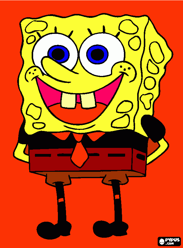 Omalovánka Songe bob