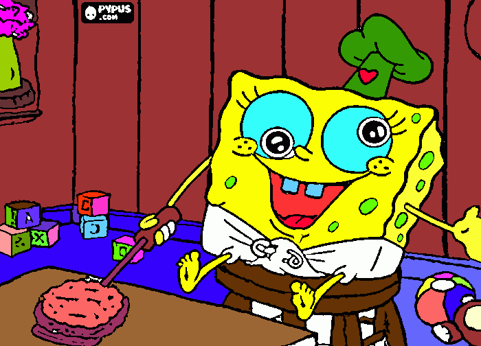 Omalovánka spanchbob