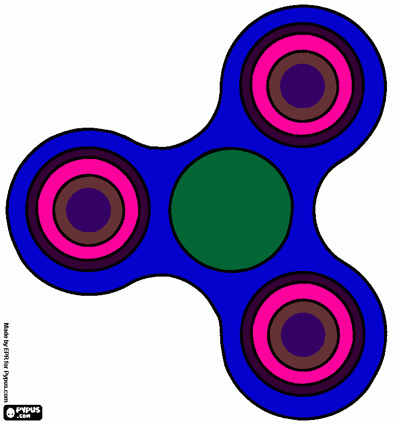 Omalovánka spinner