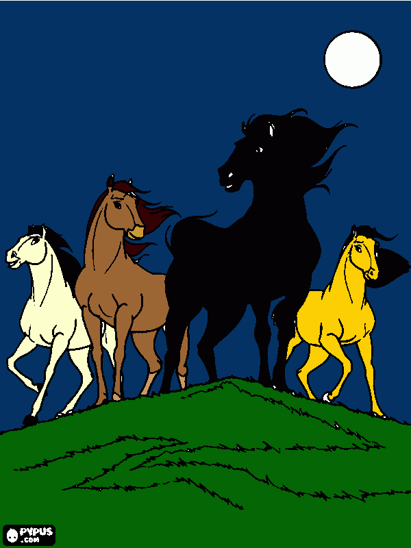 Omalovánka Spirit neskrotný mustang - CPT