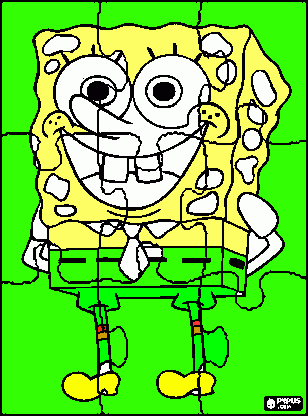 Omalovánka spongebkb