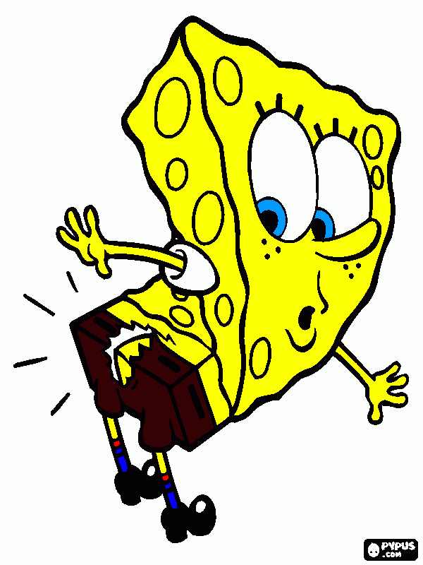 Omalovánka spongebob