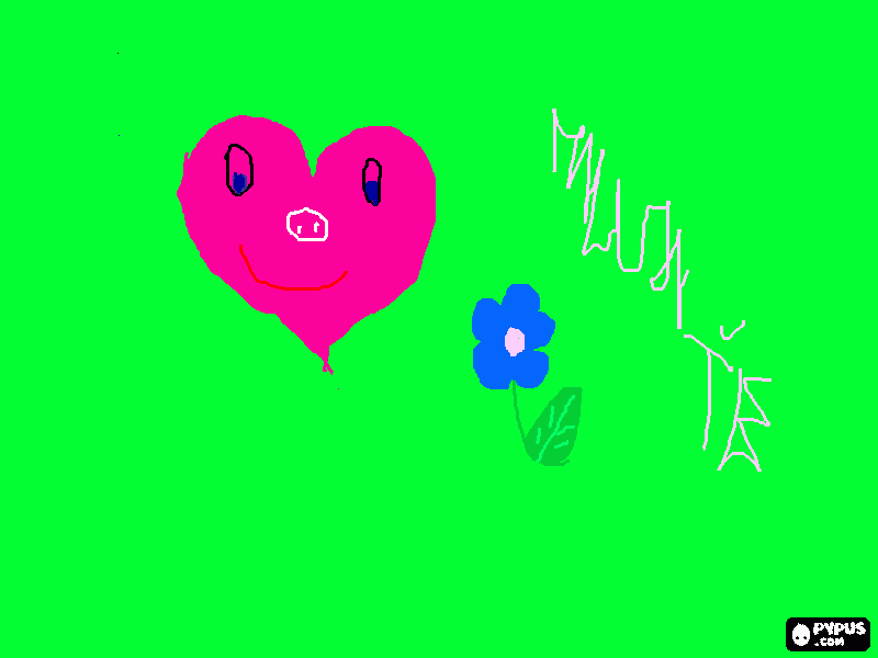 Omalovánka srdíčko AAA