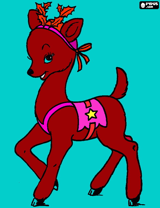 Omalovánka srneček