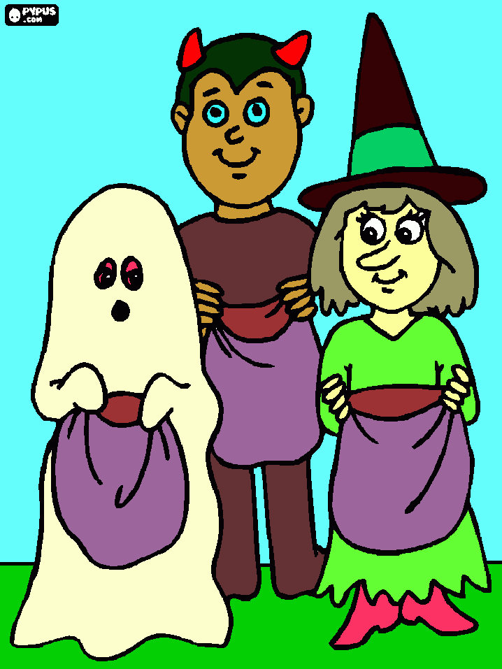 Omalovánka strašidílka