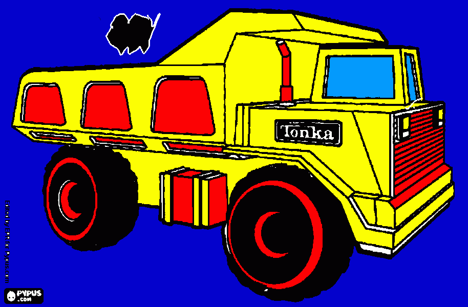 Omalovánka střední Dampr