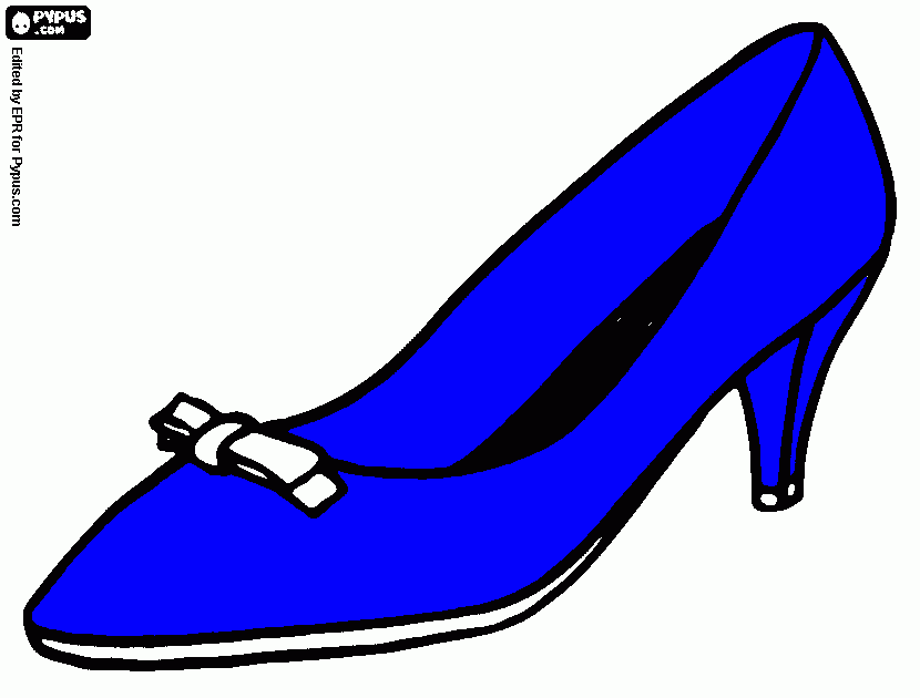 Omalovánka střevíček