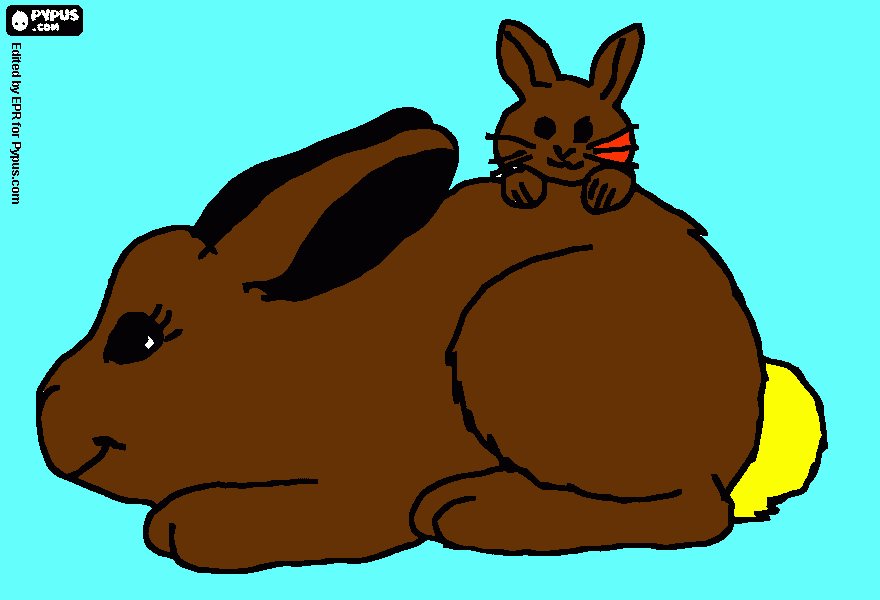 Omalovánka supr velikonoce