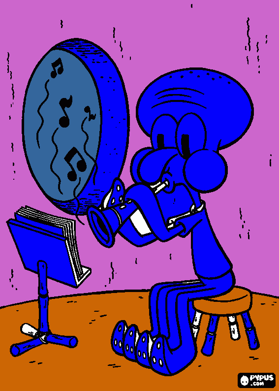 Omalovánka sépiák chobotnice