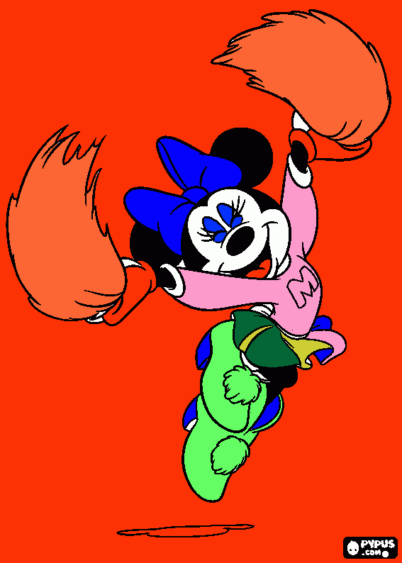 Omalovánka tanecnica MINIE