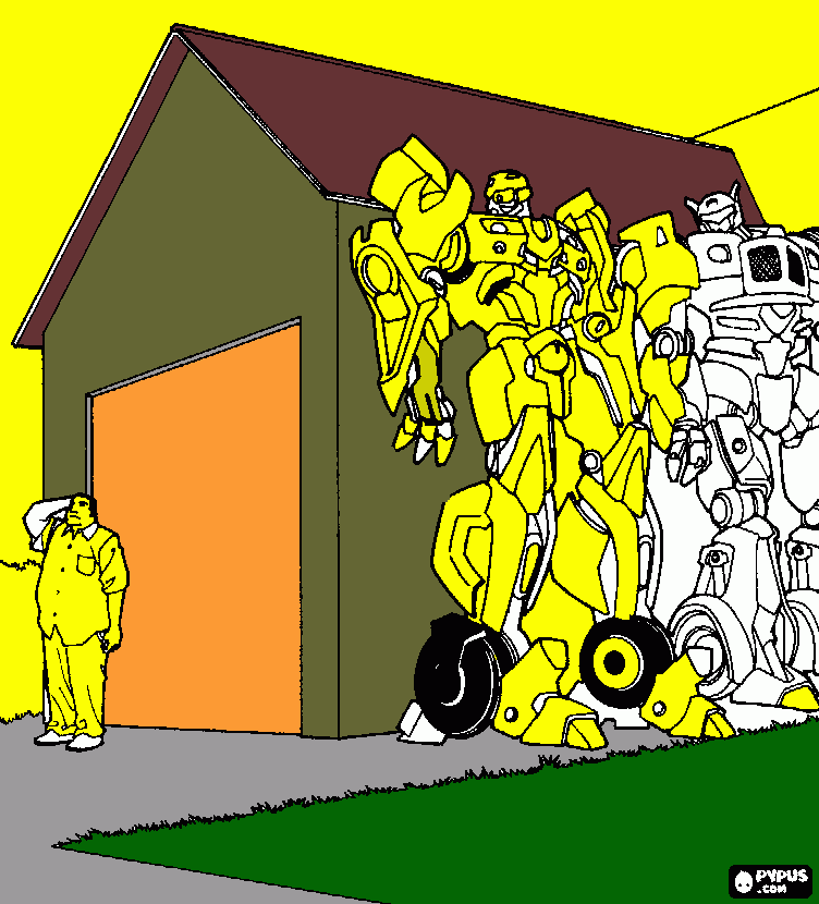 Omalovánka tansformer