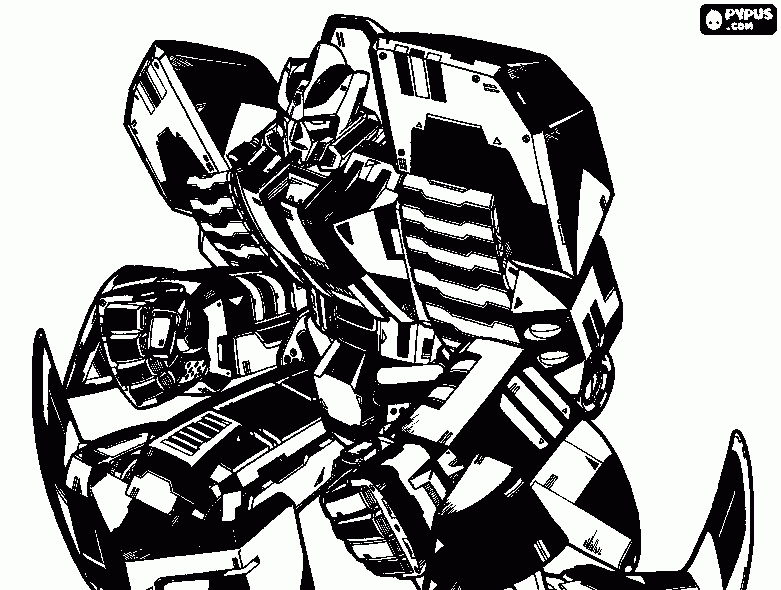 Omalovánka tekno robot