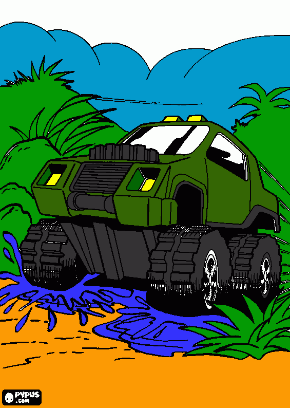 Omalovánka teréňák