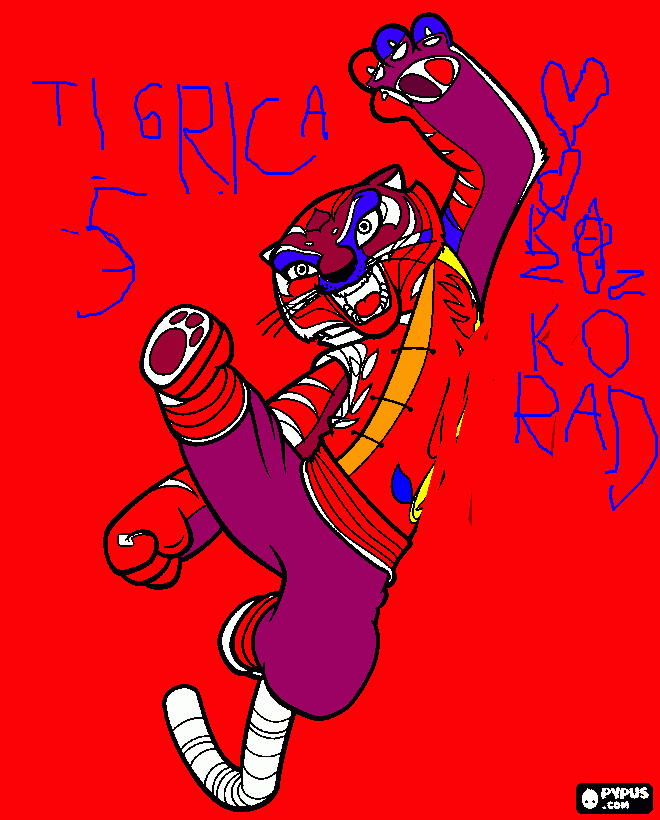 Omalovánka Tigrica 5