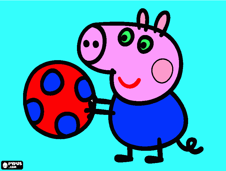 Omalovánka Tomík s míčem