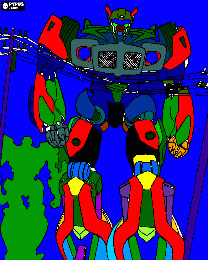 Omalovánka Transformers