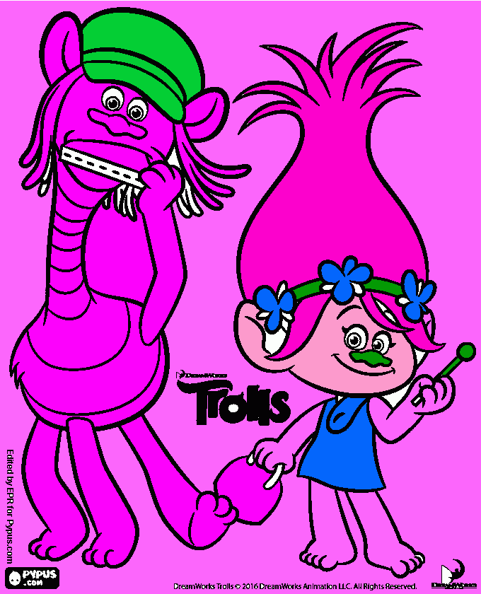 Omalovánka trolovoa 