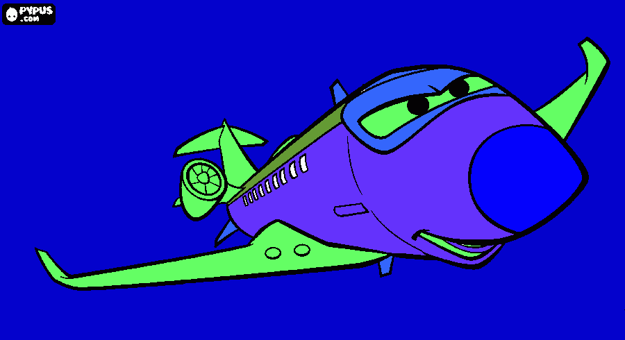 Omalovánka tryskáč