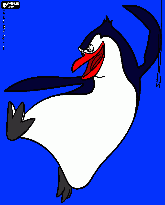 Omalovánka tučnák 2