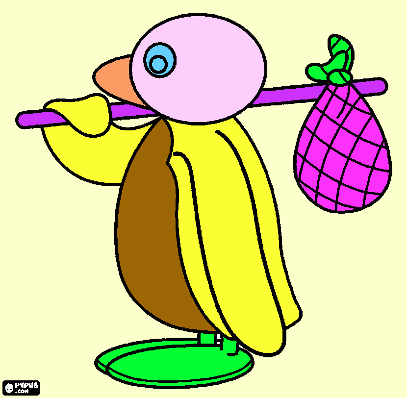 Omalovánka tučňák Pingu