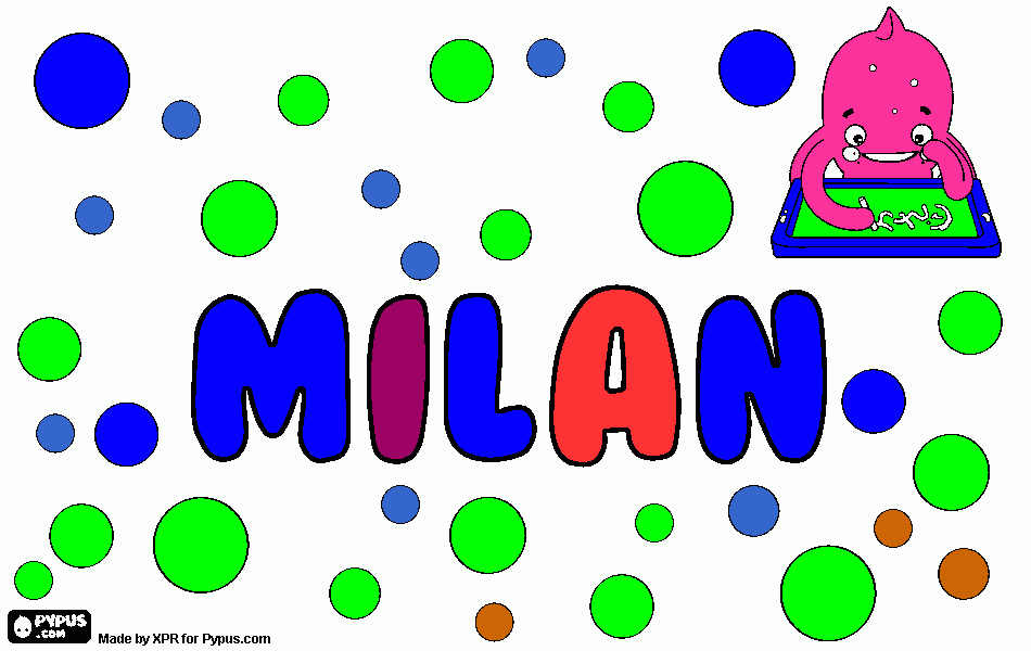 Omalovánka tve jmeno