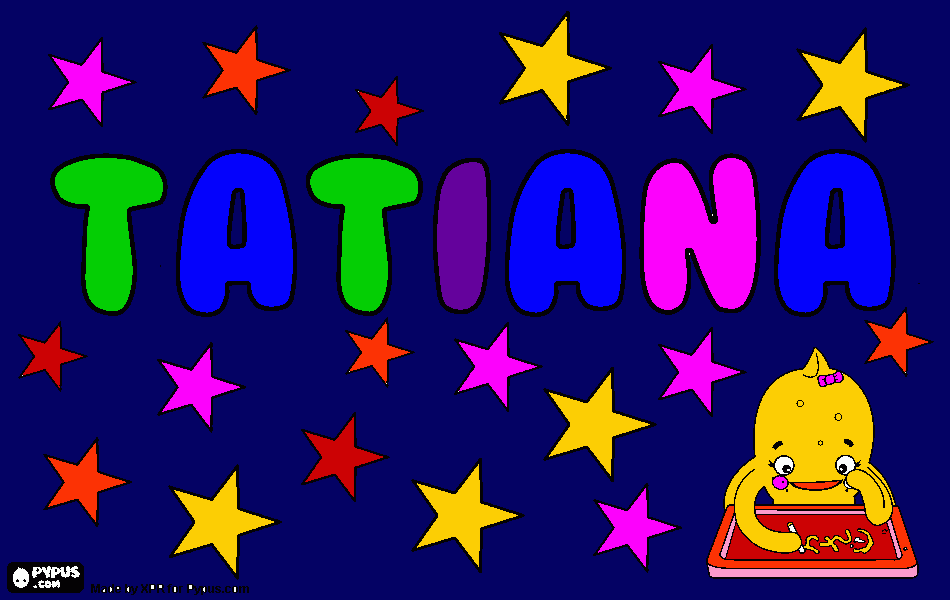 Omalovánka tvoje meno