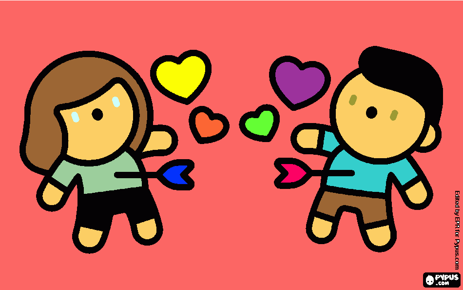 Omalovánka ty a bora