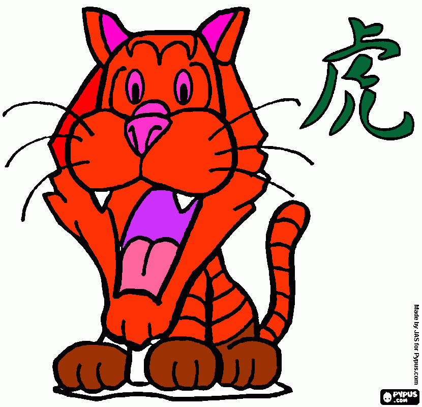 Omalovánka TYGŘÍK