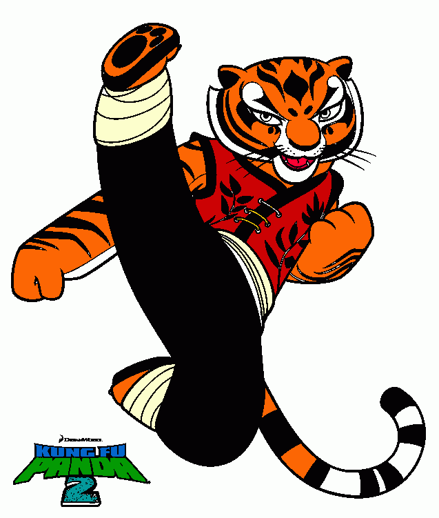 Omalovánka Tygřice