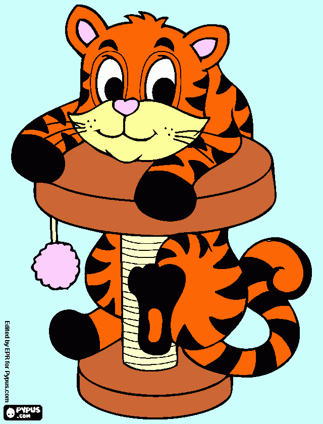 Omalovánka tygřík Itálík