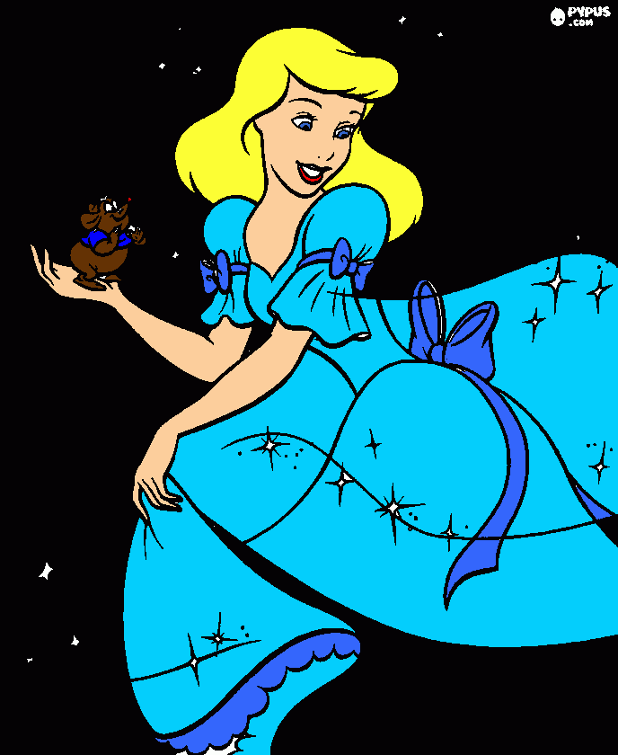 Omalovánka tři ořiški  pro popelku