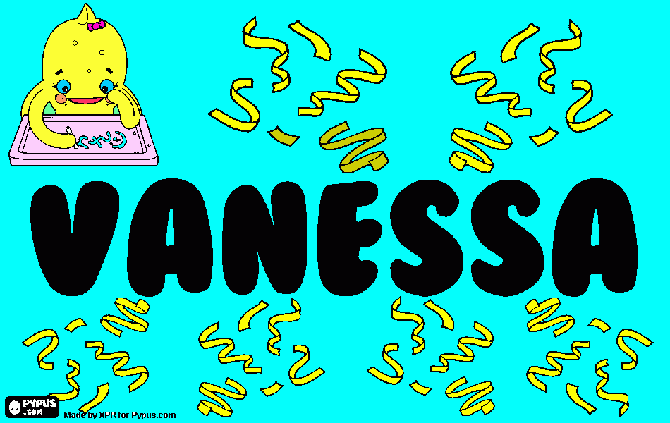 Omalovánka vanesska