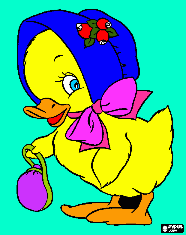 Omalovánka Velikonoční slepička