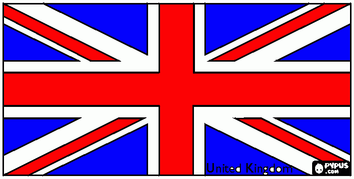 Omalovánka Velká británie 